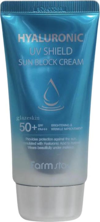 Farm Stay Hyaluronic UV Shield Sun Block Cream (Sonnencreme, SPF 50+, 70 ml)