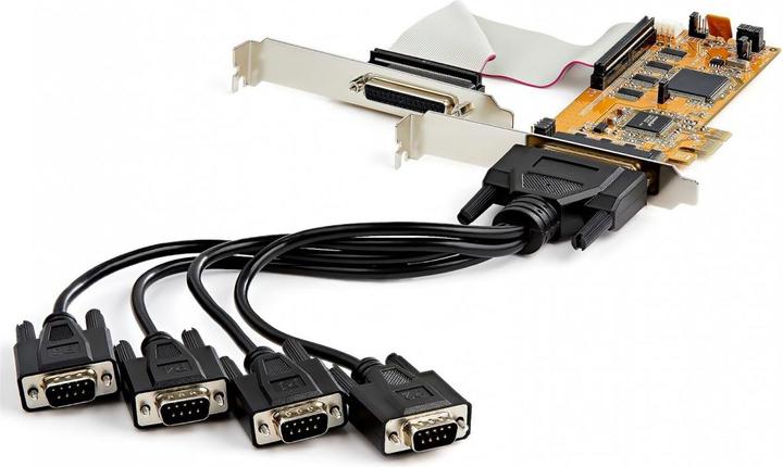 Image du produit StarTech PEX8S1050LP Carte d'interface PCI Express (8 ports, RS232, PCIe, low profile)