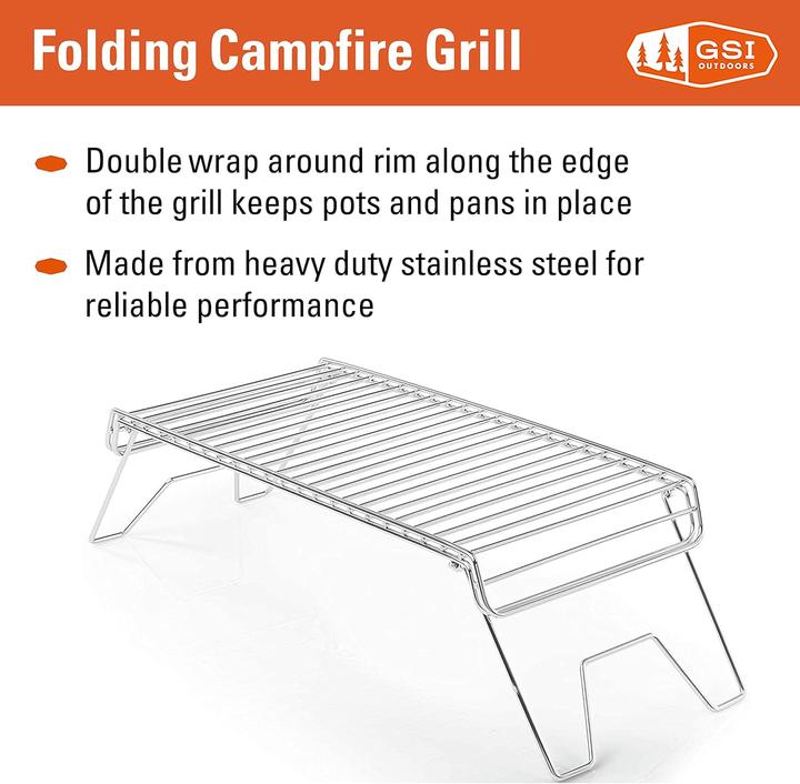 Actual product image GSI Folding Campfire Grill (21 cm)