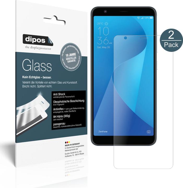 Actual product image Dipos Screen Protector Anti-Shock (1 Piece, Asus Zenfone Max Plus (M1))