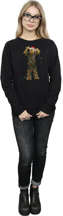 Star Wars Chewbacca Christmas Lights Sweatshirt (XXL)