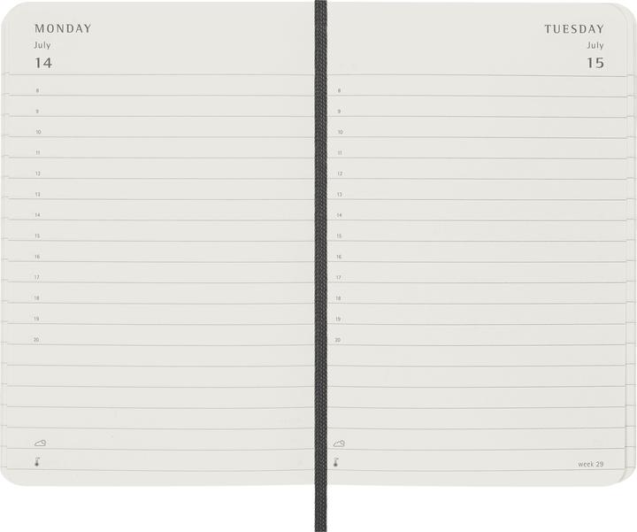 Produktbild Moleskine Tageskalender (Pocket, A6, Englisch)
