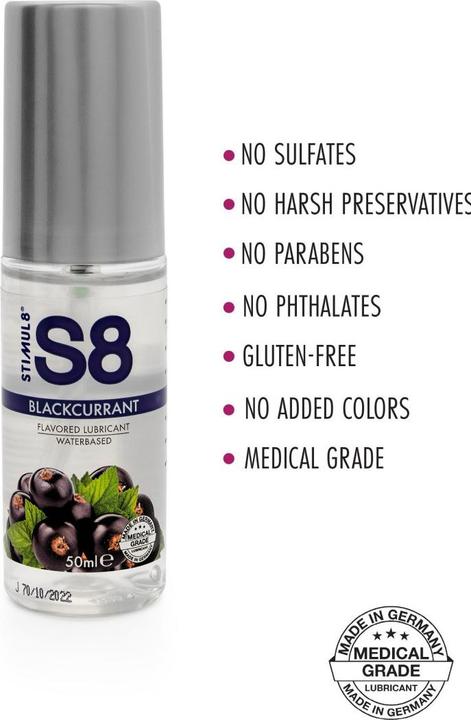 Actual product image Stimul8 S8 WB Flavored Lube 50ml (50 ml)