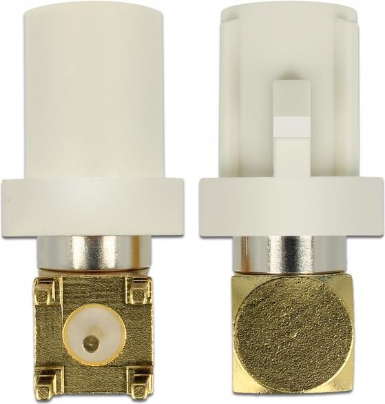 Produktbild Delock FAKRA B Stecker 90° PCB (Stecker Tülle)