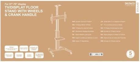 Actual product image Deltaco ARM-0450 (Ground, 70")