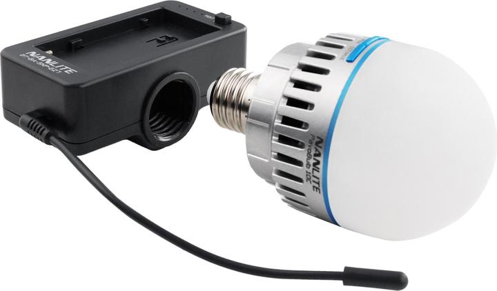Immagine prodotto Nanlite Adattatore batteria NP-F con filettatura E27 (Maniglia della batteria, Impugnatura)