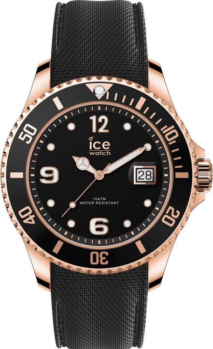 ICE Watch Ice Steel Black Rosegold L (Orologio da polso analogico, 40 mm)