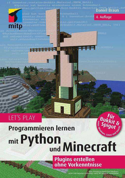 Image du produit Let‘s Play. Programmieren lernen mit Python und Minecraft (Allemand, Daniel Brown, 2023)