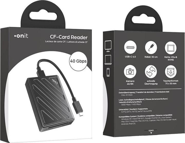 Image du produit Onit Card Reader Extern USB4 CFexpress Typ B (USB-C 3.0)