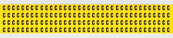 Image du produit Brady 3400-C, B-499, noir sur jaune, 6 x 9mm, lettre C, hauteur des caractères 6,3mm(25 K. á 144 E.) (0.60 cm)