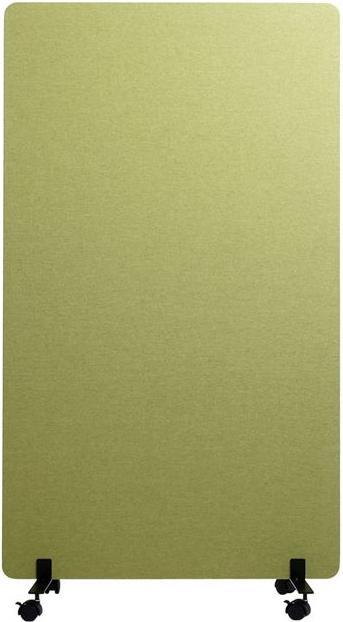 Immagine prodotto Mendler Divisorio acustico HWC-G77, bacheca, doppia parete arrotolabile in tessuto/tessuto, 147x80cm verde (147 x 80 x 39 cm)