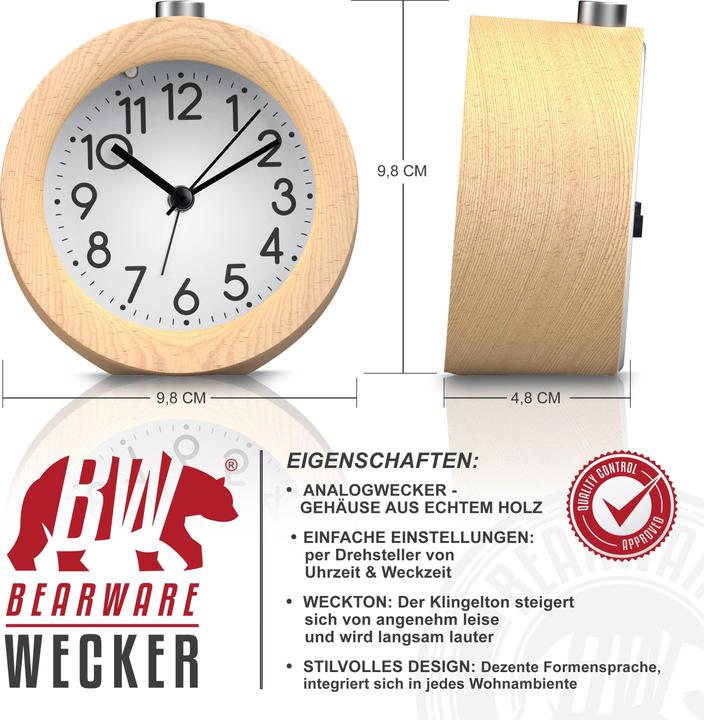 Actual product image Bearware Alarm clock