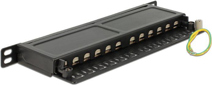 Immagine prodotto Delock Pannello patch 12 porte 10" Cat.6A schermato