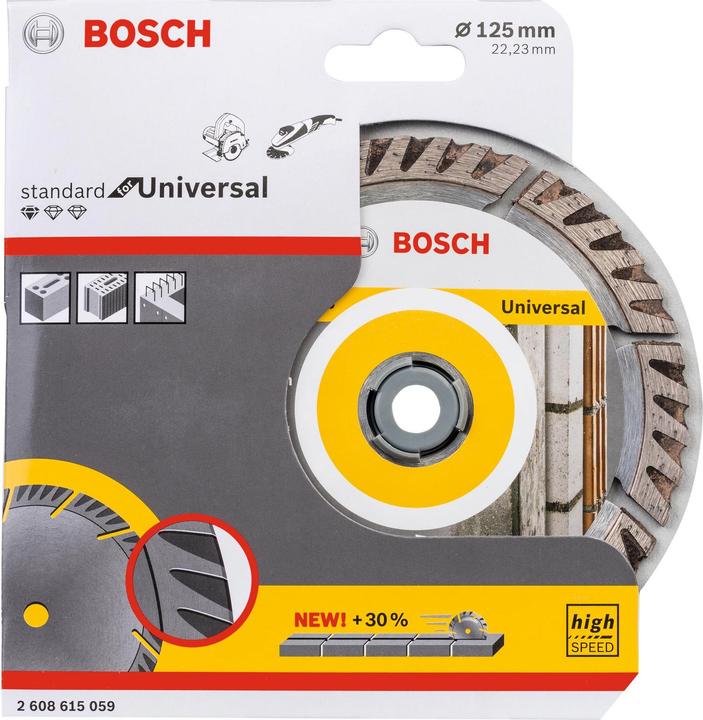 Image du produit Bosch Professional Zubehör Disque diamant PRO Multi Material, 125 x 22,23 mm