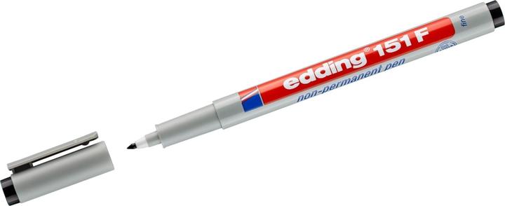 Image du produit Edding Enregistreur à bandes non permanent 151 F (Noir, 0.60 mm, 1 x)