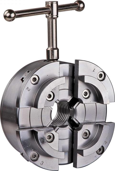 Produktbild Dema 4 Backen Spannfutter Backenfutter 4,5 Zoll für Drehmaschine Aufnahme M 33x3,5