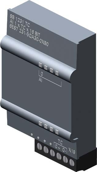 Image du produit Siemens CARTE DE SIGNALISATION S7-1200 SB1231 TC 1AI