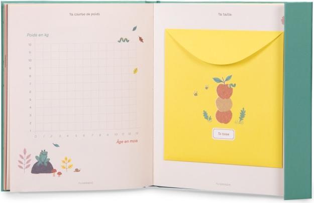 Produktbild Moulin Roty Geburtsbuch Pomme des Bois 80 Seiten (Französisch)