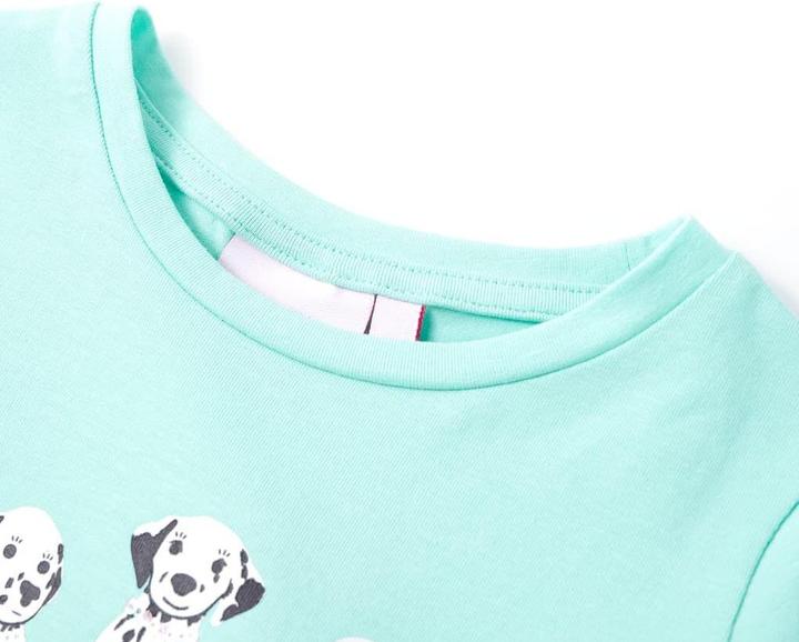 Image du produit VidaXL T-shirt enfant vert menthe clair 92,Matière : 95 % coton (92)