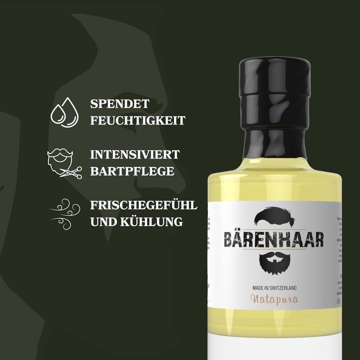Image du produit Natapura Poils d'ours - Huile de ricin bio & Menthe japonaise bio (100 ml)
