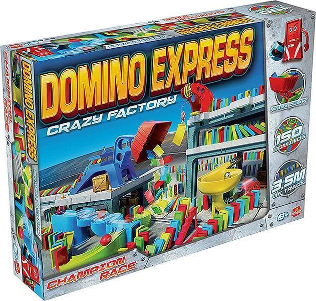 Actual product image Goliath Toys Domino Express Crazy Factory (German, French, Italian, English)