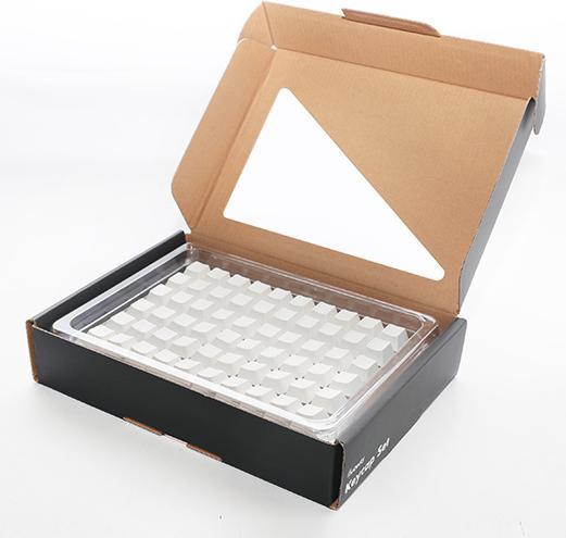 Image du produit Ducky Set PBT blanc nu, profil cerise - 133 Keycaps