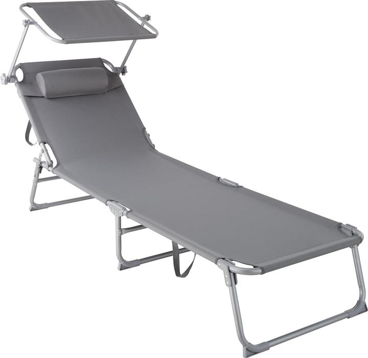 tectake Gartenliege (161 cm)