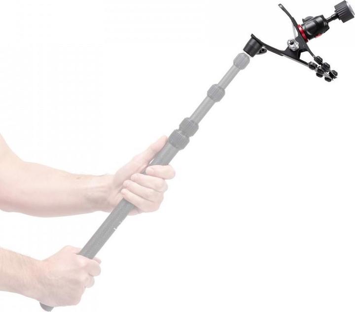 Produktbild Manfrotto Spring Clamp, Universalklammer Cold Shoe mit Kugelkopf und Blitzschuh (Stativklemme)