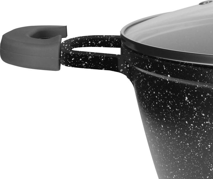 Produktbild Cheffinger 3er-Set: Kochtöpfe mit Marmor-Effekt (32 cm, Römertopf)