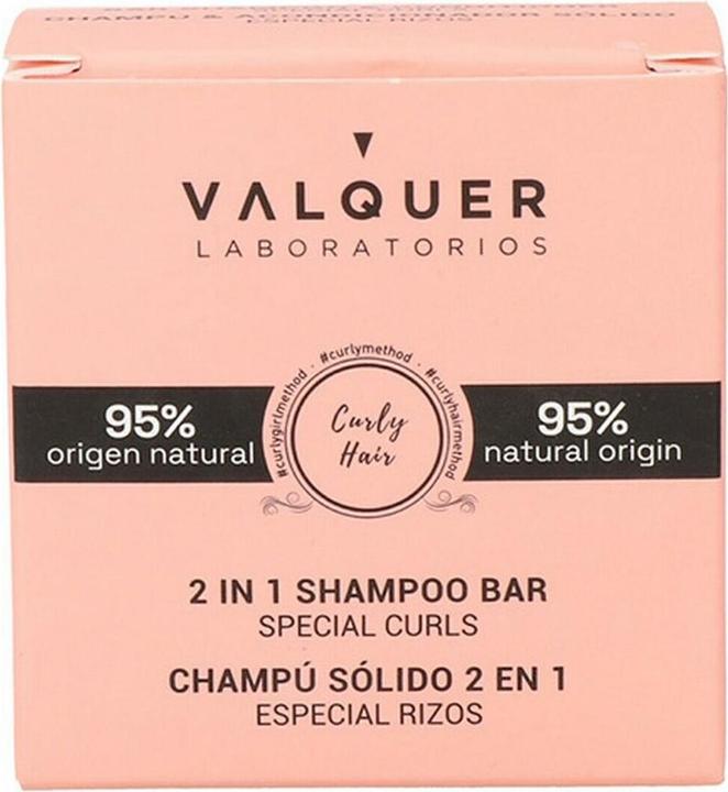 Actual product image Valquer Laboratorios 2 in 1 Curly Solid Shampoo and Conditioner 95% Natural Ingredients 70g - Curly (Solid shampoo)