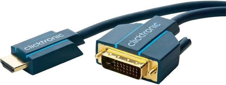 Produktbild clicktronic HDMI (Typ A) — DVI (1 m, HDMI, DVI)