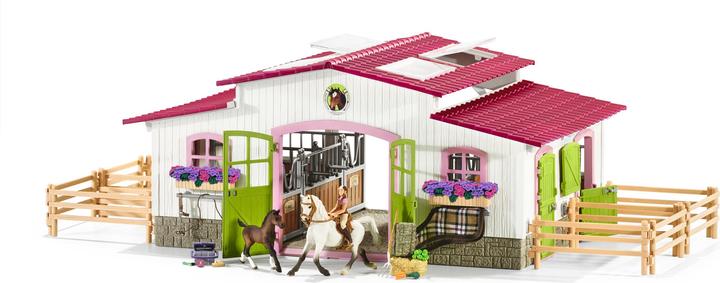 Schleich Fattoria di cavalli con cavaliere e cavalli
