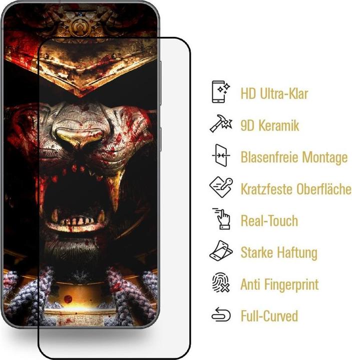 Produktbild Protectorking 3x Ceramic-Glass Full Cover HD Klar (3 Stück, Samsung Galaxy A72)