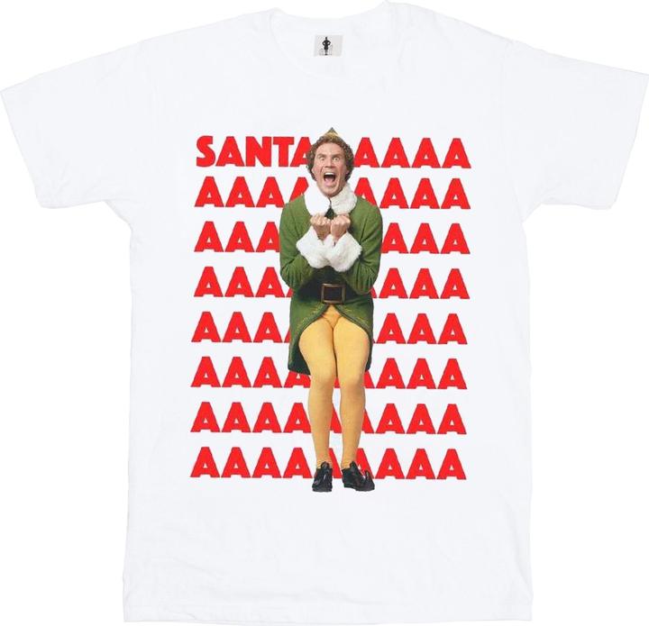 Elf Buddy Santa Scream TShirt (S)