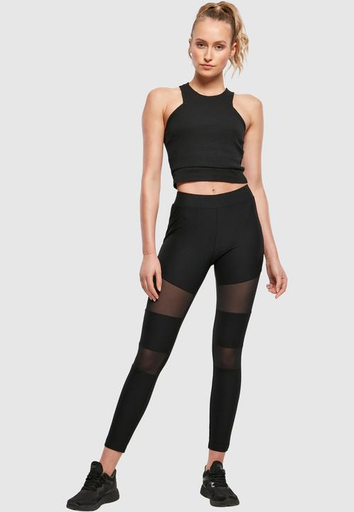 Immagine prodotto Urban Classics Leggings a costine Tech Mesh da donna (4XL)
