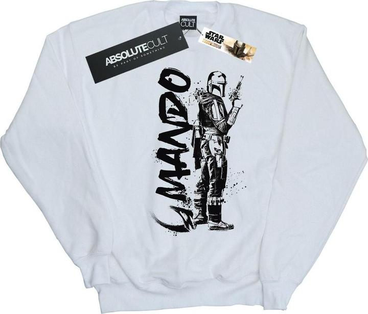 Star Wars The Mandalorian Splat Mando Sweatshirt (M)