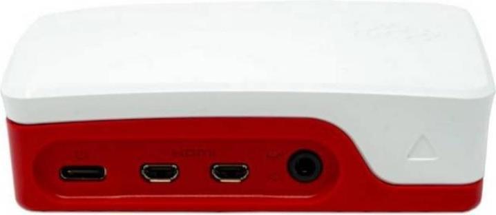 Produktbild Raspberry Pi SBC-Gehäuse Geeignet für: (R) 4 B Rot/Weiss