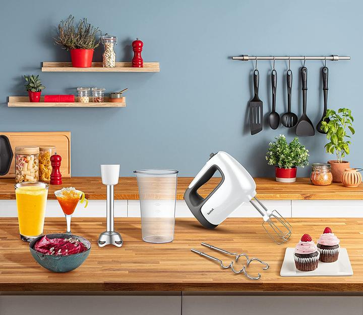 Productafbeelding Tefal HT4621 Handmixer Prep 'Mix+ wit / zwart (500 W)