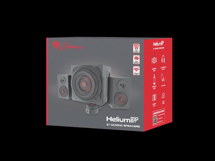Produktbild Genesis Helium 610BT Computer Speakers, Wired, Bluetooth, Black