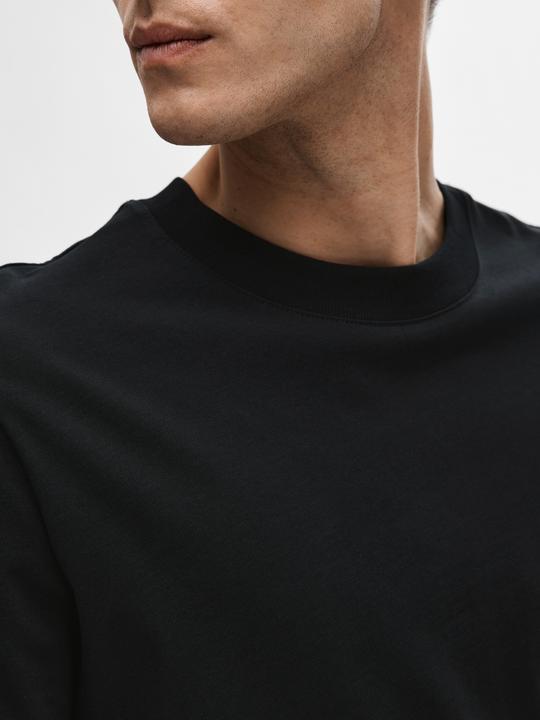 Immagine prodotto Selected Homme T-shirt in cotone biologico con collo alto (XL)