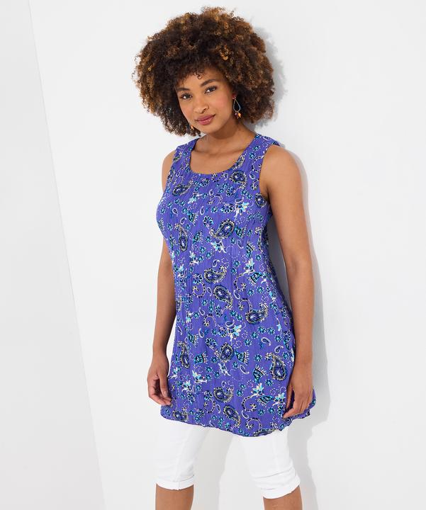Actual product image Joe Browns Reversible Paisley and Geo Crinkle Tunic (38)