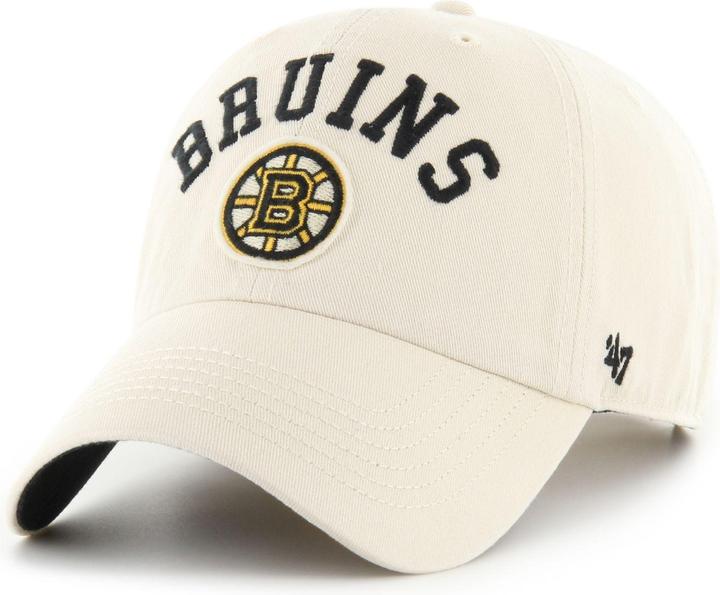 47 Brand Relaxed Cap - Clean Up FABER Boston Bruins sand