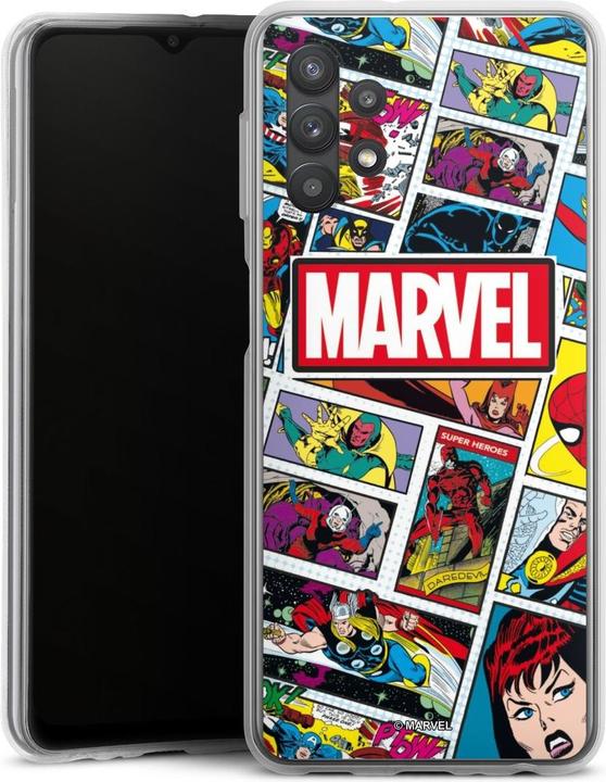 Produktbild DeinDesign Silikon Hülle für Samsung Galaxy A32 5G Handyhülle Case Smartphone Schutzhülle Comic Marvel (Samsung Galaxy A32 5G)