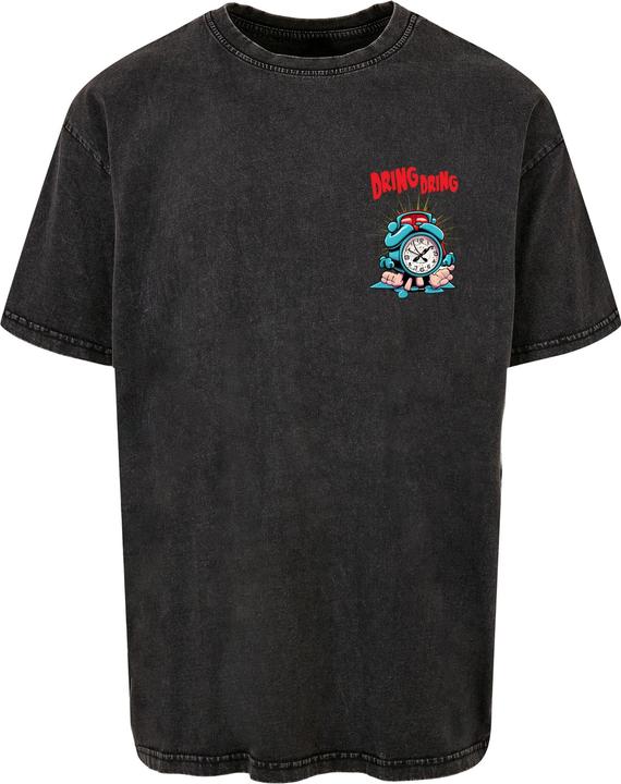 Image du produit Merchcode ALARM CLOCK Tee surdimensionné acide délavé - 113035 (XL)