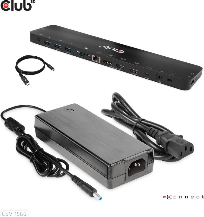 Productafbeelding Club 3D CSV-1566 (USB-C, 4 Havens)