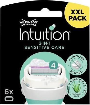 Wilkinson Intuition 2 in 1 Sensitive Care (6 x)