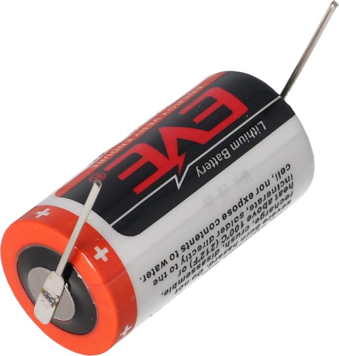 Produktbild Eve CR17335 3V Lithium Batterie mit Lötfahnen oder Lötpaddel auswählbar (1 Stk., 17335, 1500 mAh)