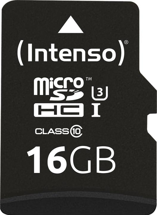 Produktbild Intenso Micro SDHC Card (16 GB, microSDHC, U1, UHS-I)