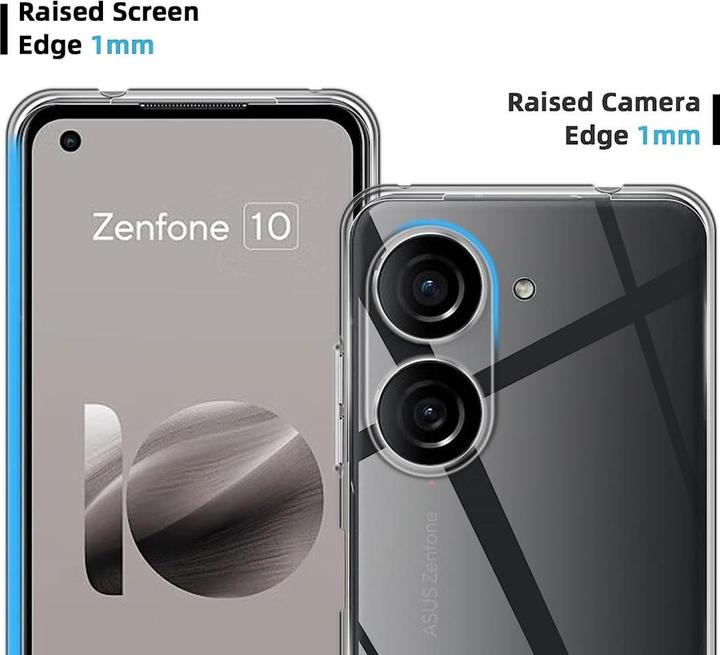 Productafbeelding Screenguard Asus Zenfone 10 Flexibel TPU Transparant Hoesje (Asus Zenfone 10)