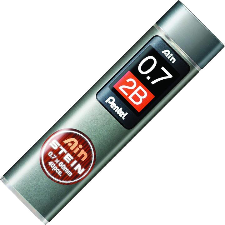 Produktbild Pentel Ain STEIN Feinminen-Set (0.7 mm, 2B) (Ersatzmine, Graphit)